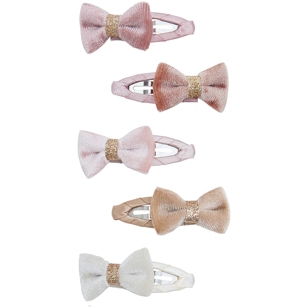 mimi & lula haarclipjes mini velvet tinkerbell - 5st