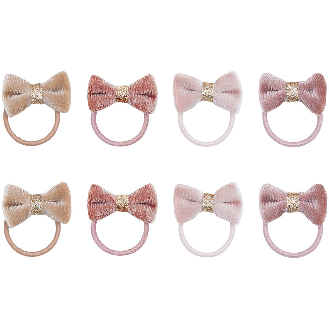 mimi & lula haarelastiekjes mini - velvet tinkerbell - 8st