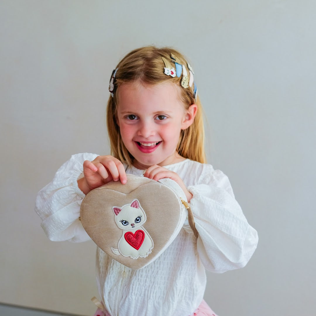 mimi & lula schoudertasje kitty heart