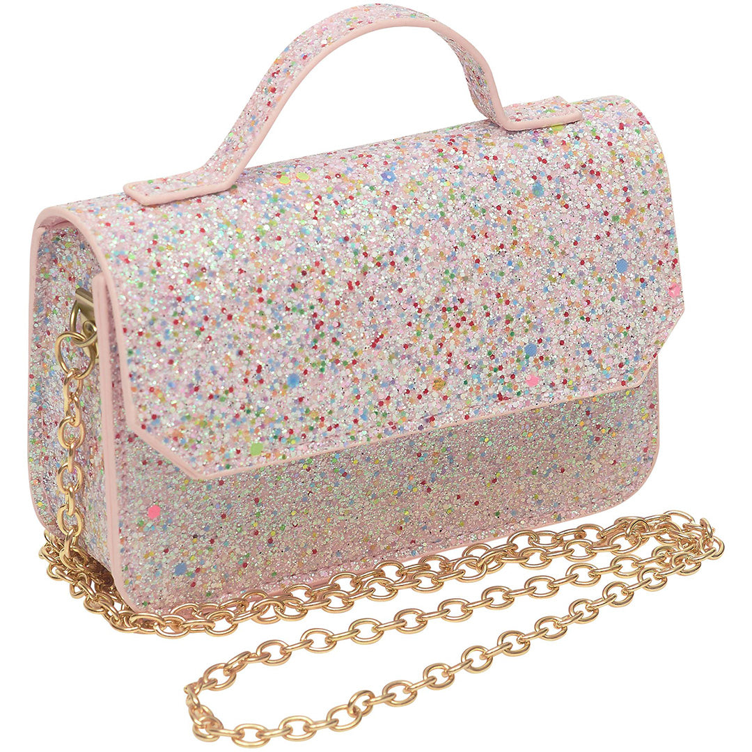 mimi & lula schoudertasje teeny glitter