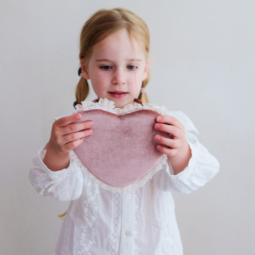 mimi & lula schoudertasje tule velvet heart