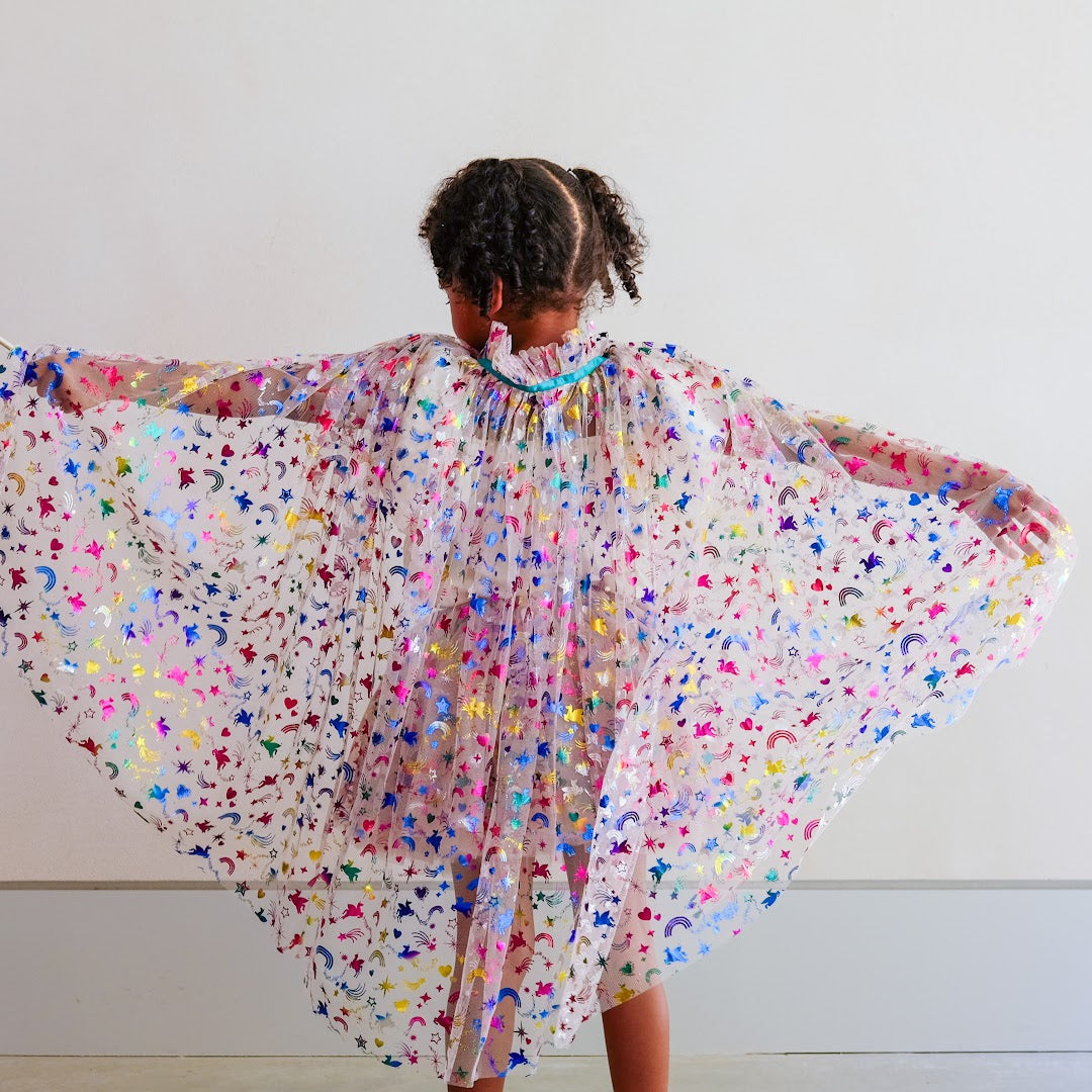 mimi & lula verkleedcape rainbow unicorn