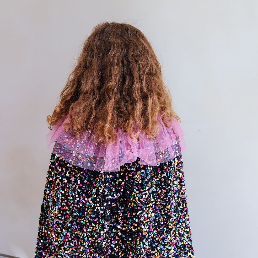 mimi & lula verkleedcape ruffle dazzle