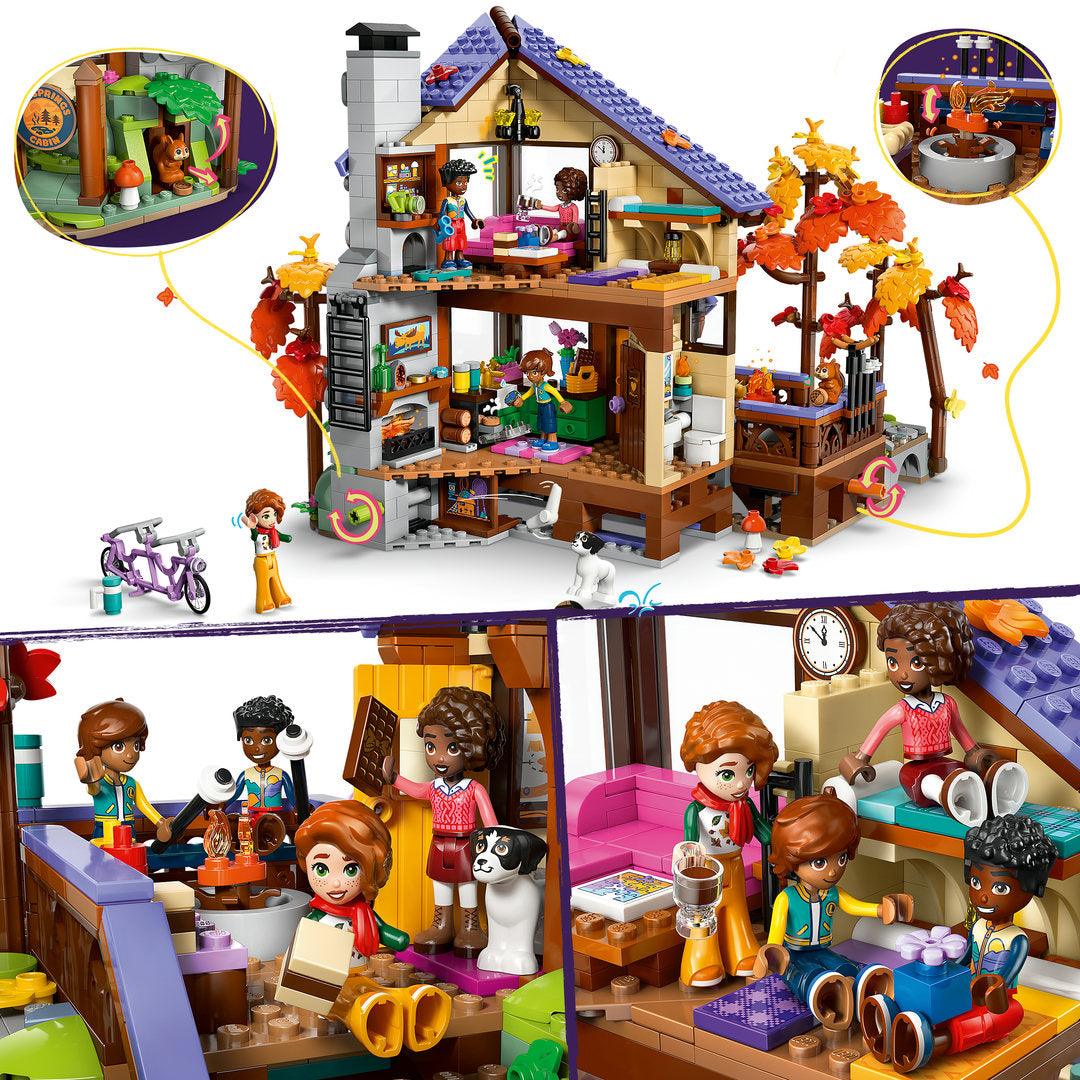lego friends gezellige boshut in de herfst | 42705 | 2