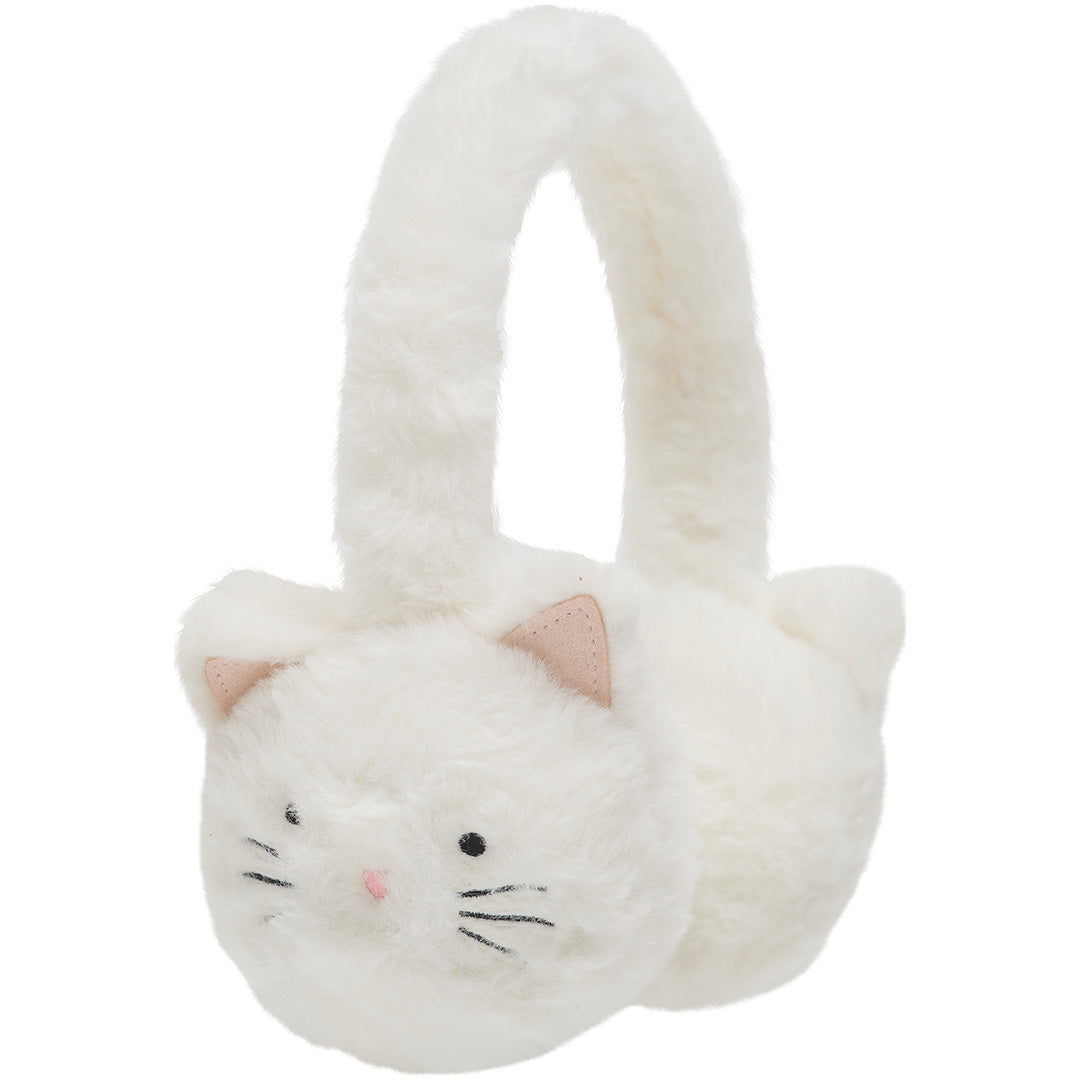 mimi & lula oorwarmers cream kitty cat