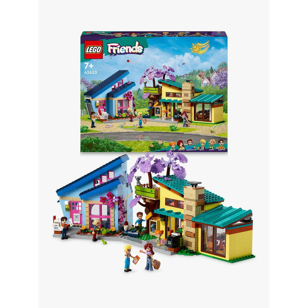 LEGO friends olly en paisley's huizen