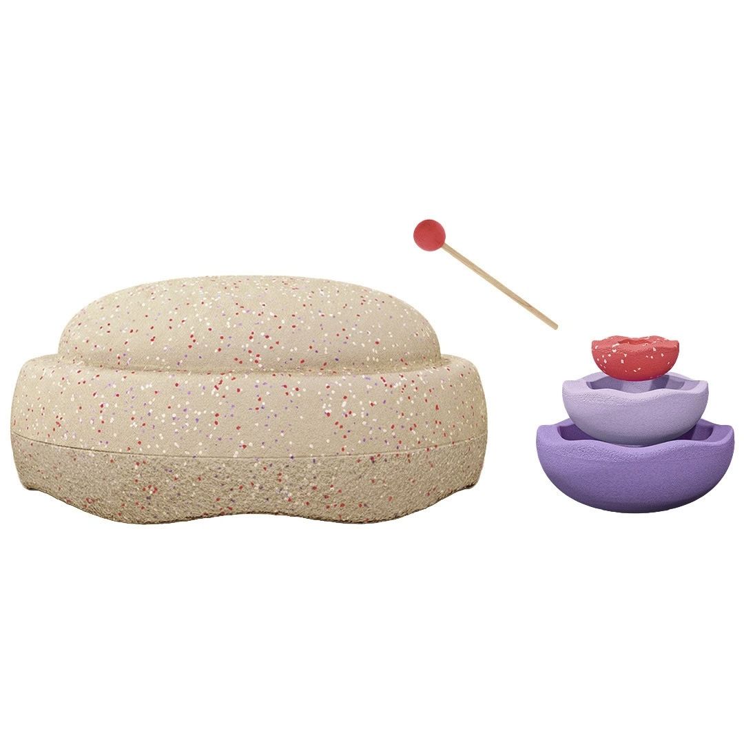 stapelstein waterspeelset - winter special - met  drumstokje
