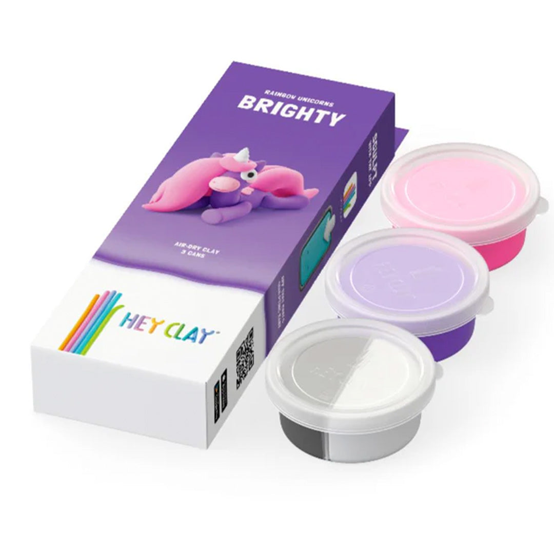 hey clay boetseerklei rainbow unicorn - brighty - 3st | 30137 | 1