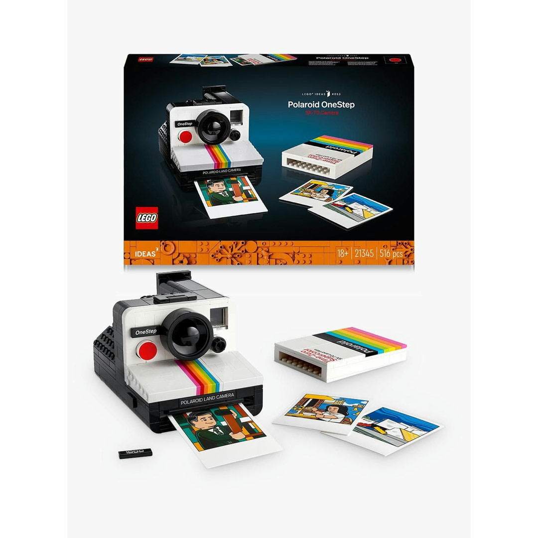 LEGO ideas polaroid onestep sx-70 camera set