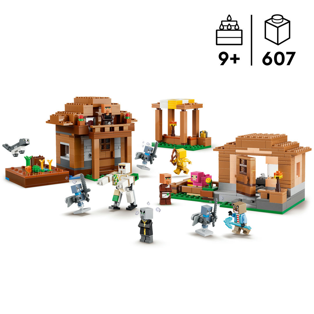 lego minecraft oproeper dorpsaanval | 21596 | 1