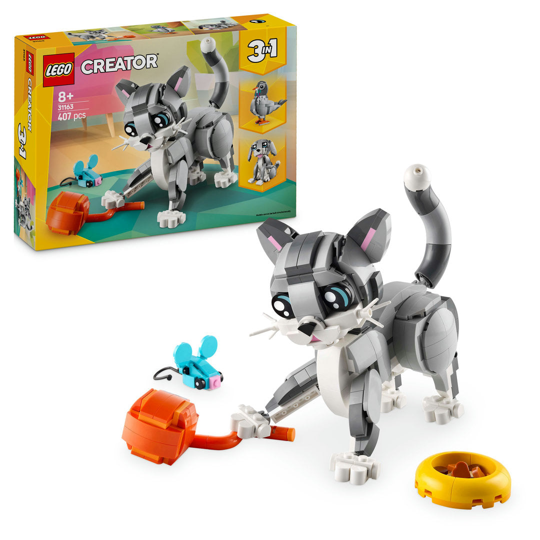 LEGO creator 3-in-1 speelse kat dierenspeelset