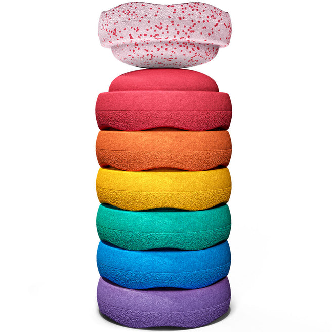 201622 - stapelstein christmas special original MINI rainbow classic - blush -  6 + 1 gratis | 4