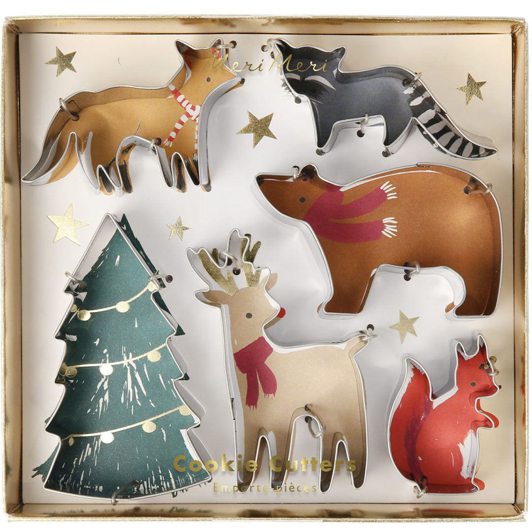 meri meri koekvormen kerstmotieven - 6st | 209881 | 