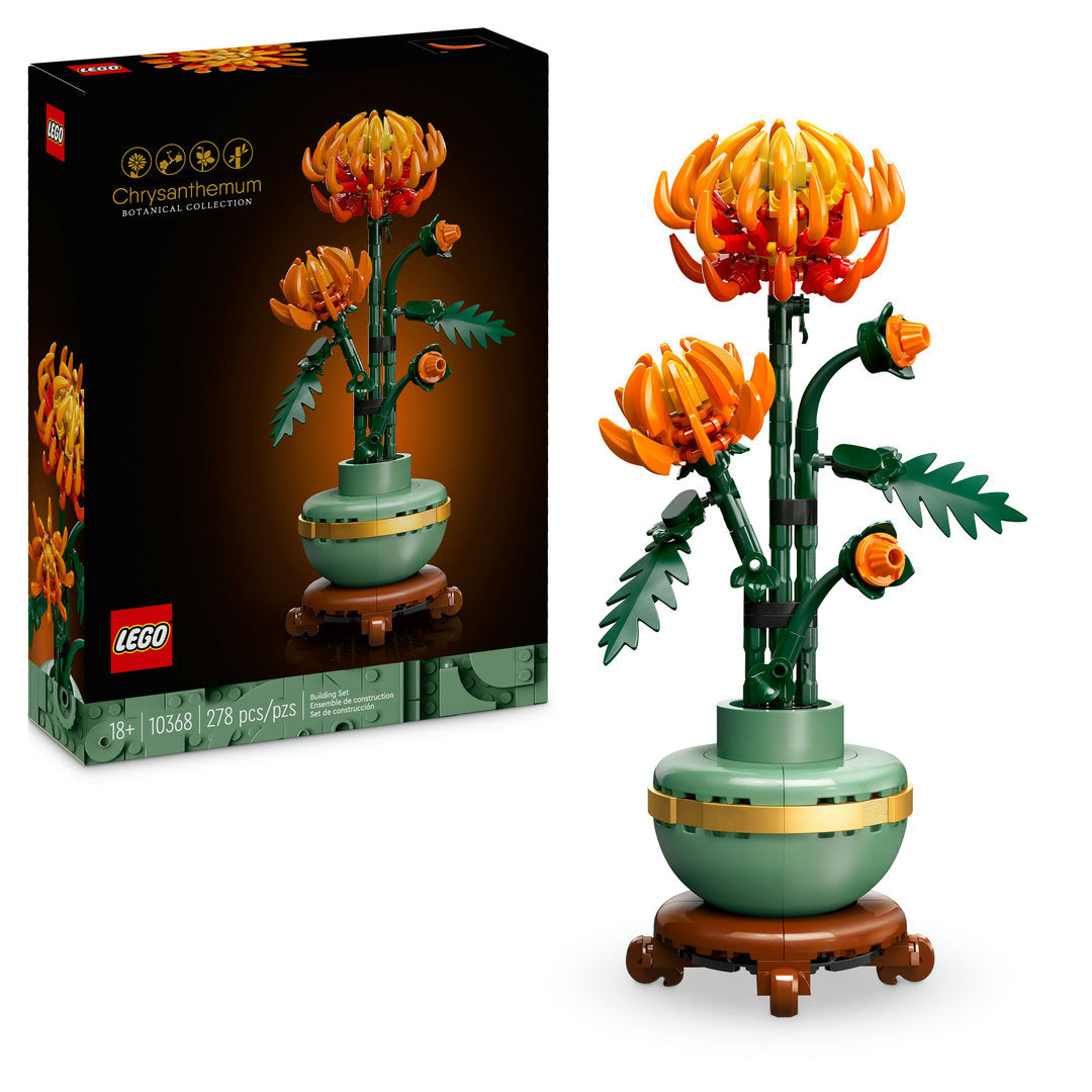 LEGO botanicals chrysant decoratieve bloemenbouwset