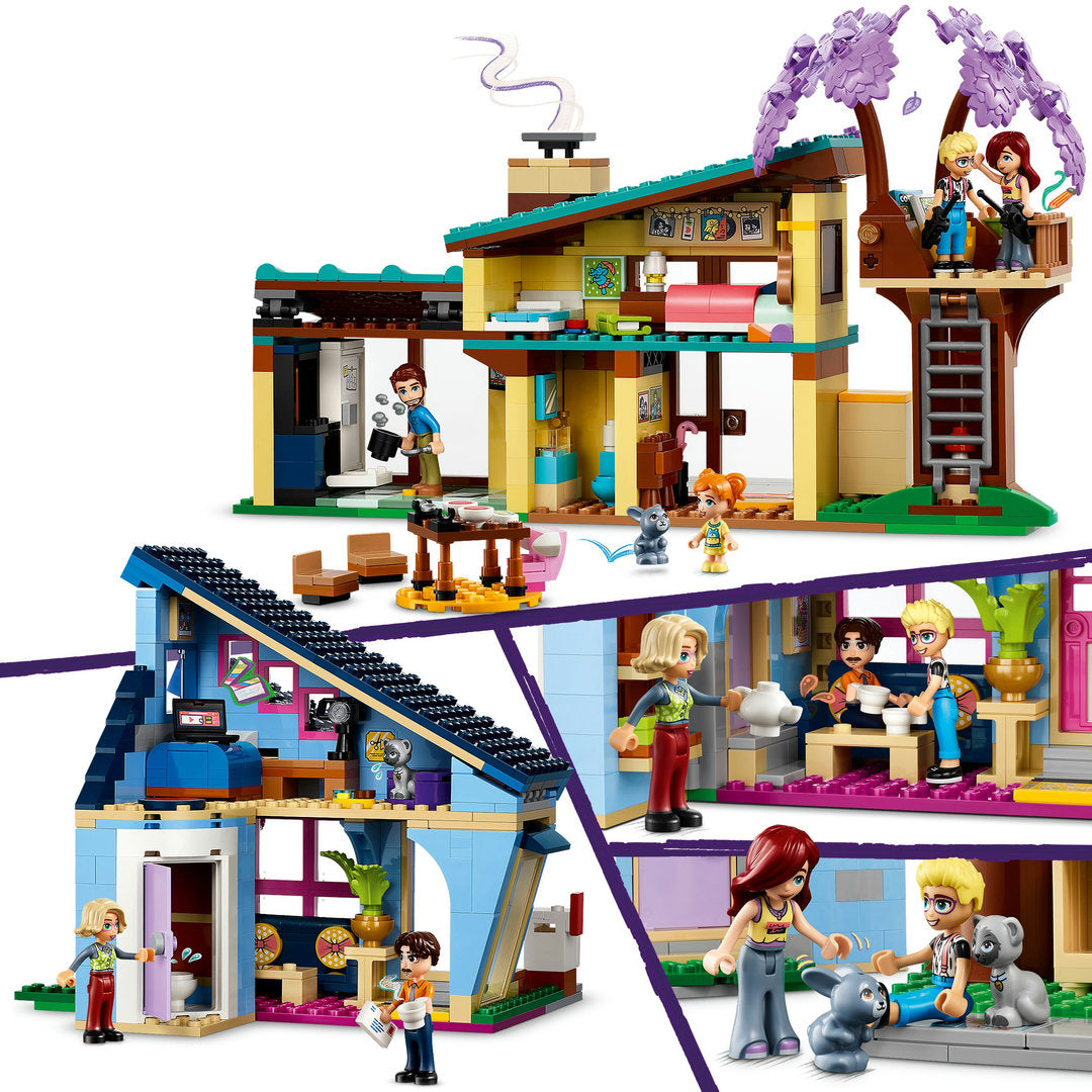 LEGO friends olly en paisley's huizen