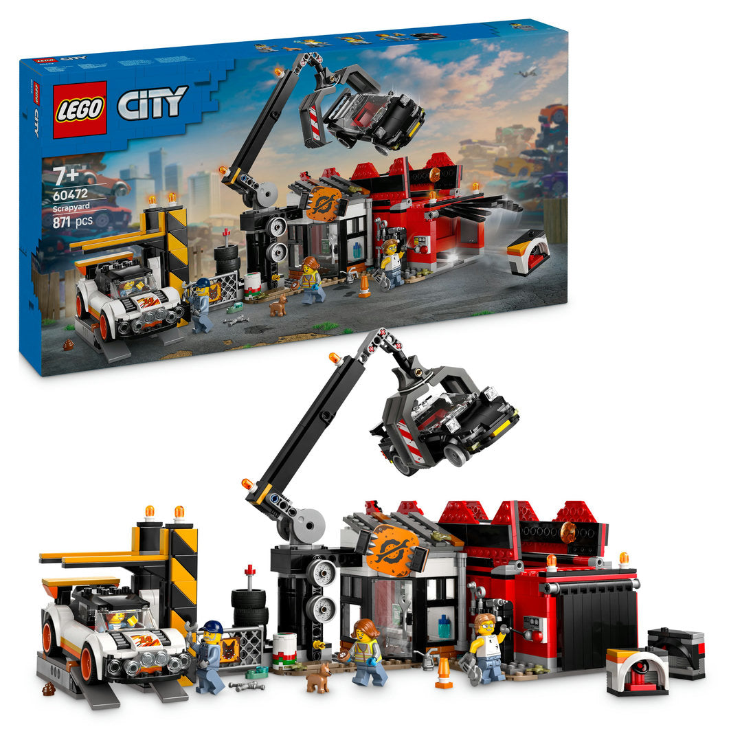 LEGO city schroothoop met auto's set vanaf 7 jaar