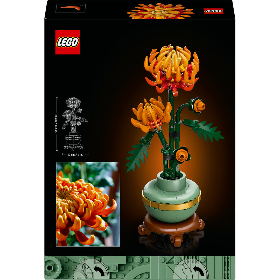 LEGO botanicals chrysant decoratieve bloemenbouwset
