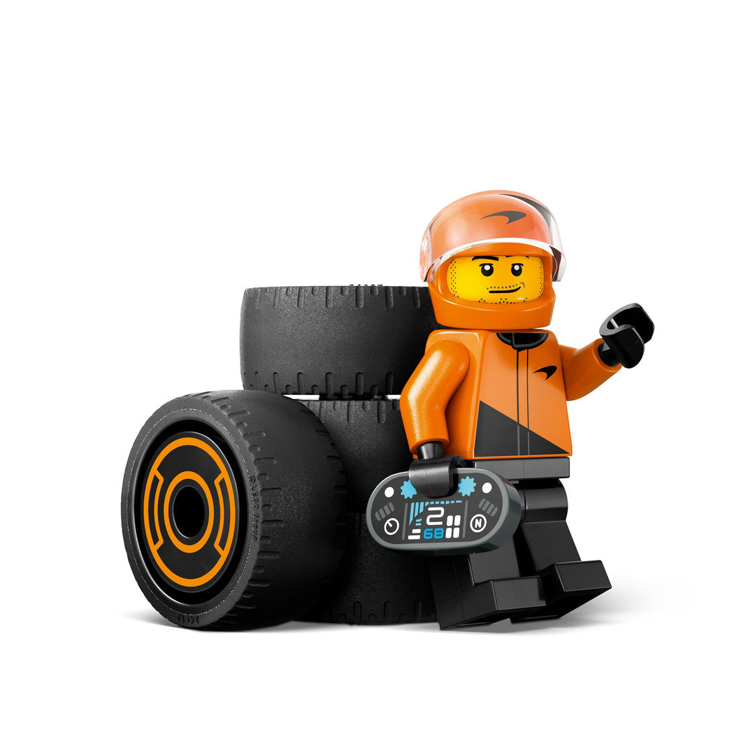LEGO city f1 coureur met mclaren racewagen miniset