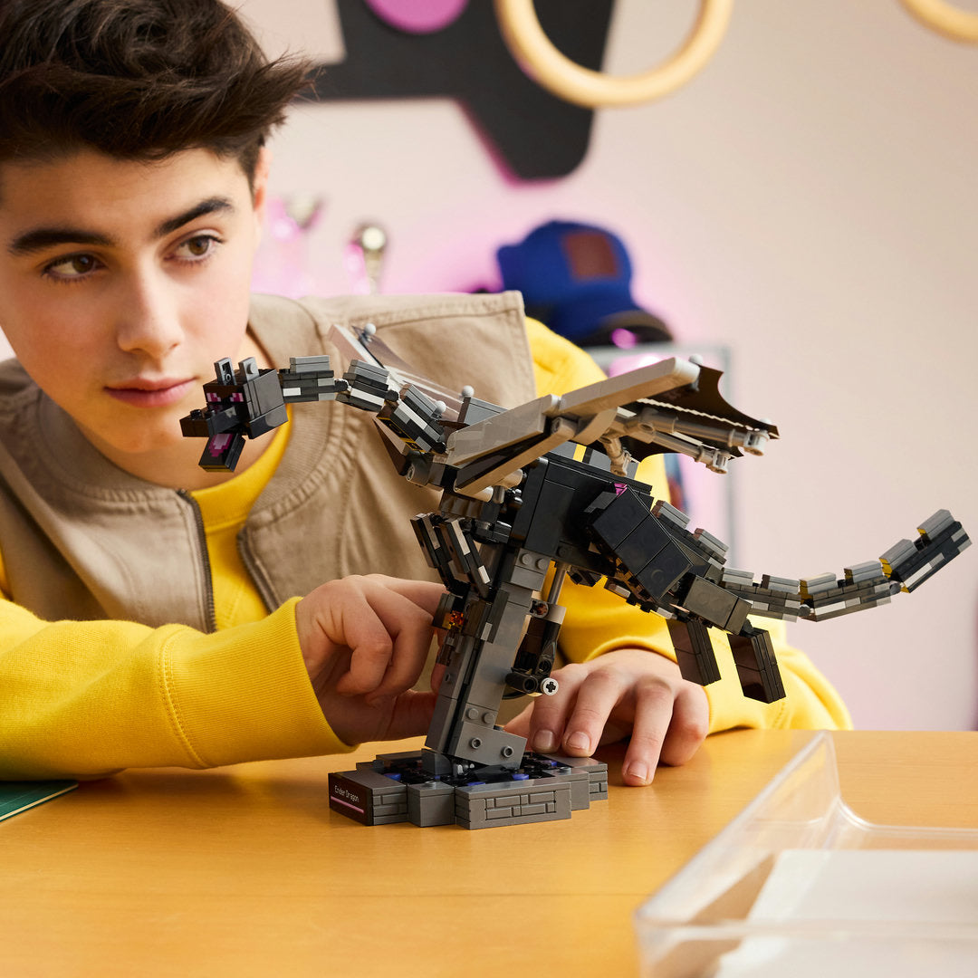lego minecraft de enderdraak draak | 21595 | 4