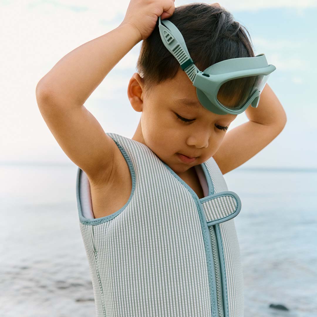 liewood duikbril kerem - peppermint - garden green | LW20626 | 6