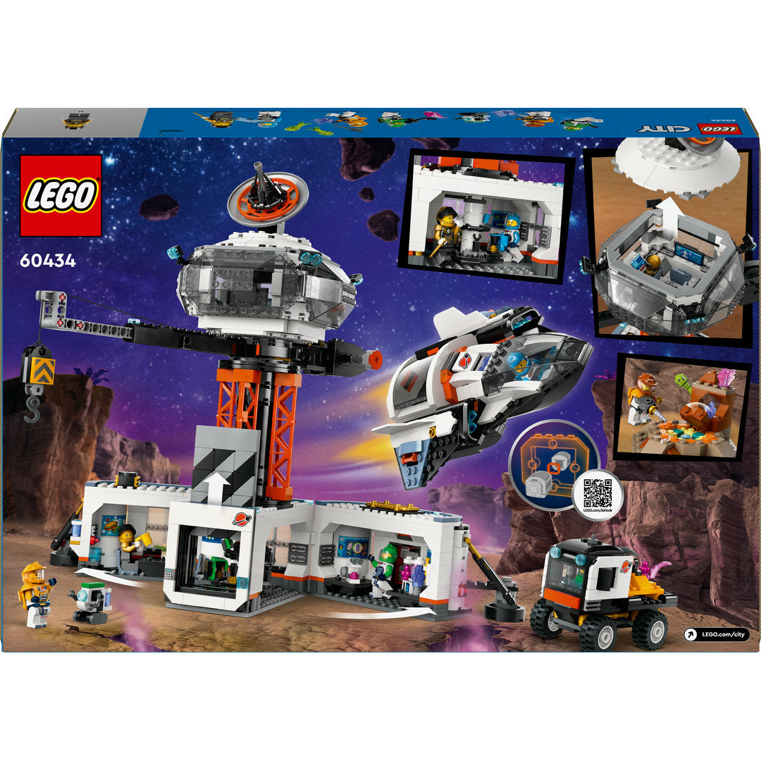 LEGO city ruimtebasis en raketlanceringsplatform set
