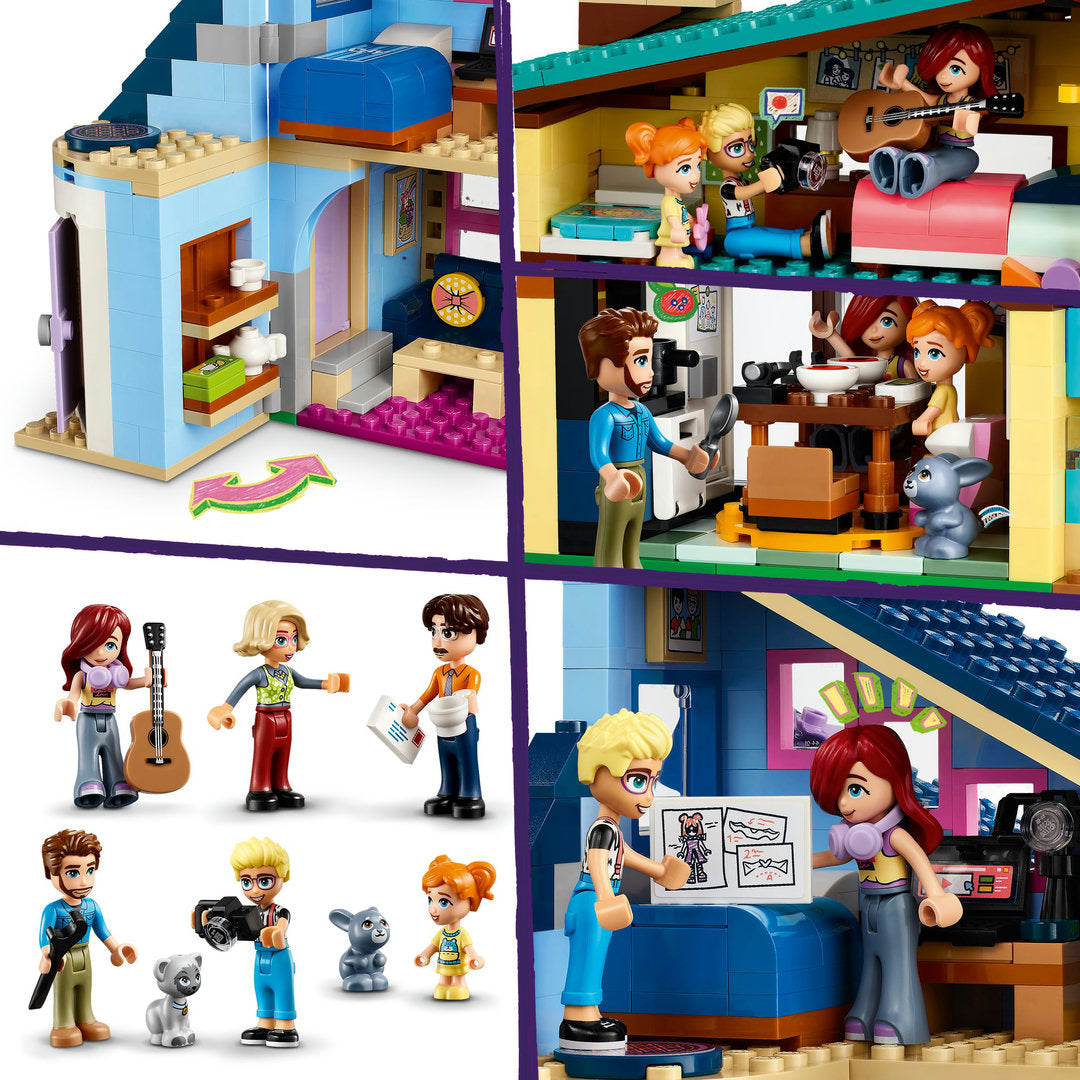 LEGO friends olly en paisley's huizen