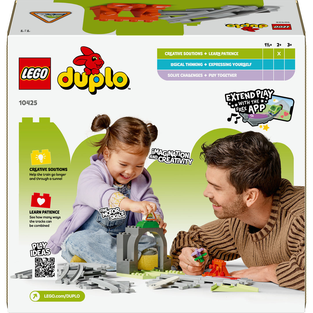 LEGO DUPLO stad treintunnel en rails uitbreidingsset