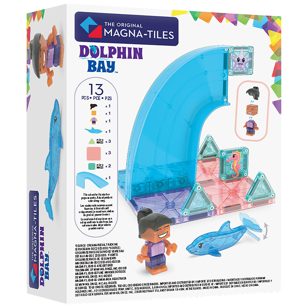 magna-tiles magnetische tegels dolphin bay - 13st | 262013DB | 