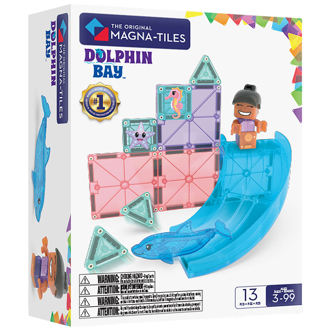 magna-tiles magnetische tegels dolphin bay - 13st | 262013DB | 4