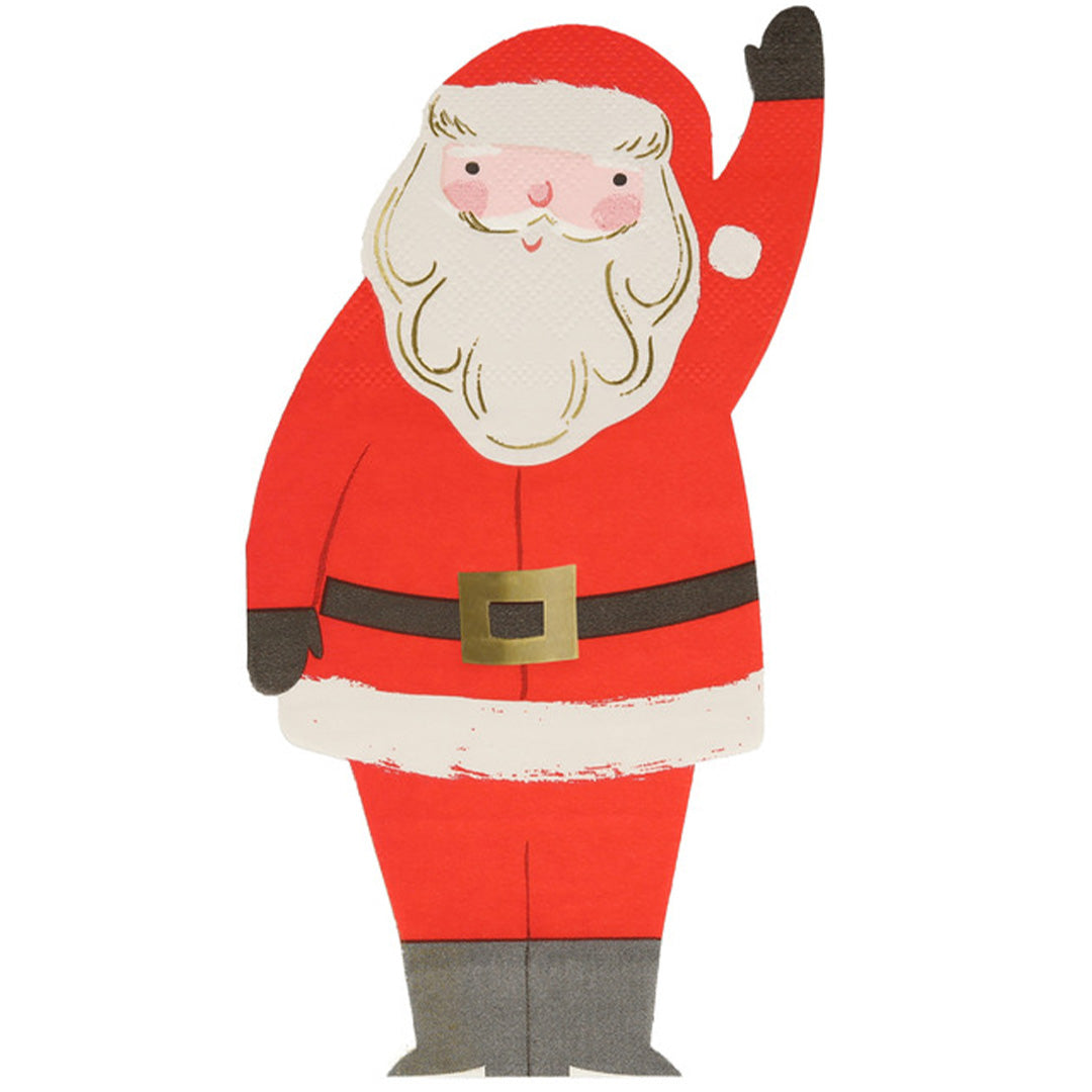 meri meri servetten kerstman jolly christmas - 16st | 270112 | 2