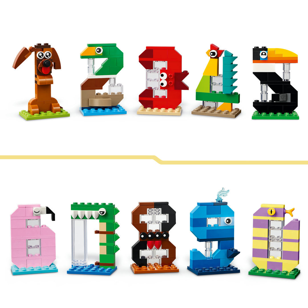 lego verjaardagscijfers dieren | 40807 | 2