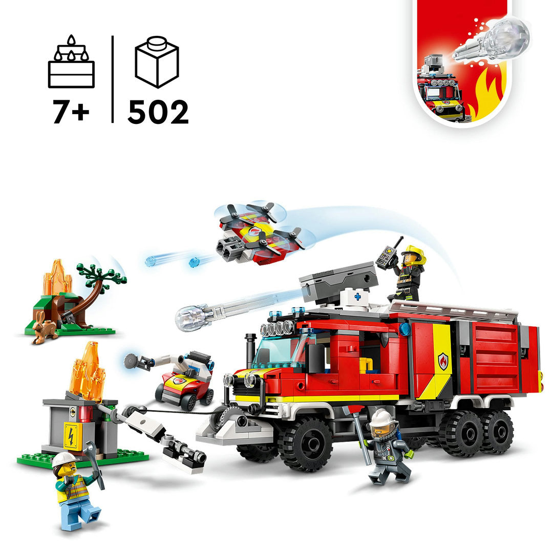 LEGO city brandweerwagen  bouw- en speelset (502 onderdelen)