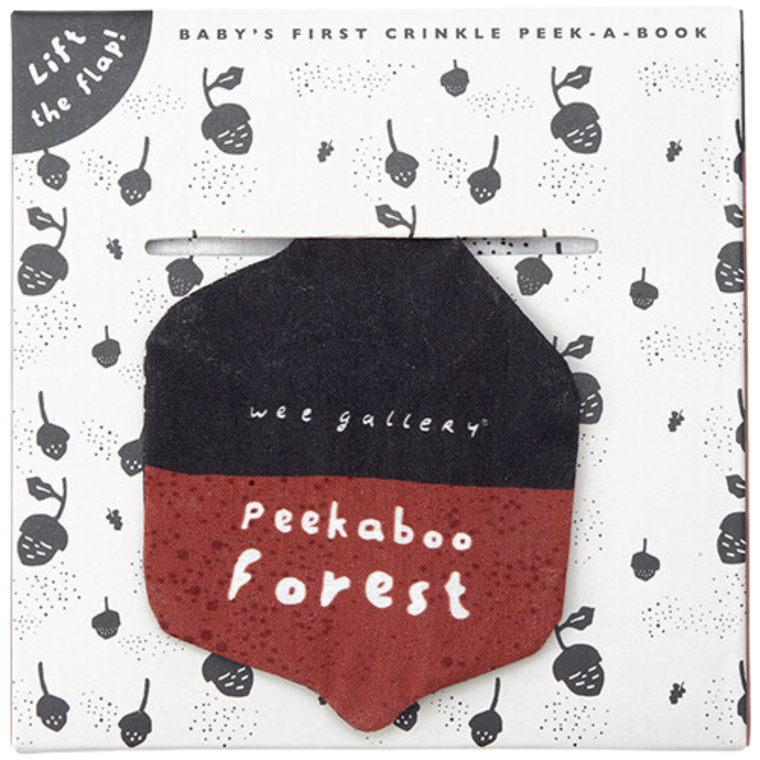 wee gallery knisperboekje peekaboo - forest