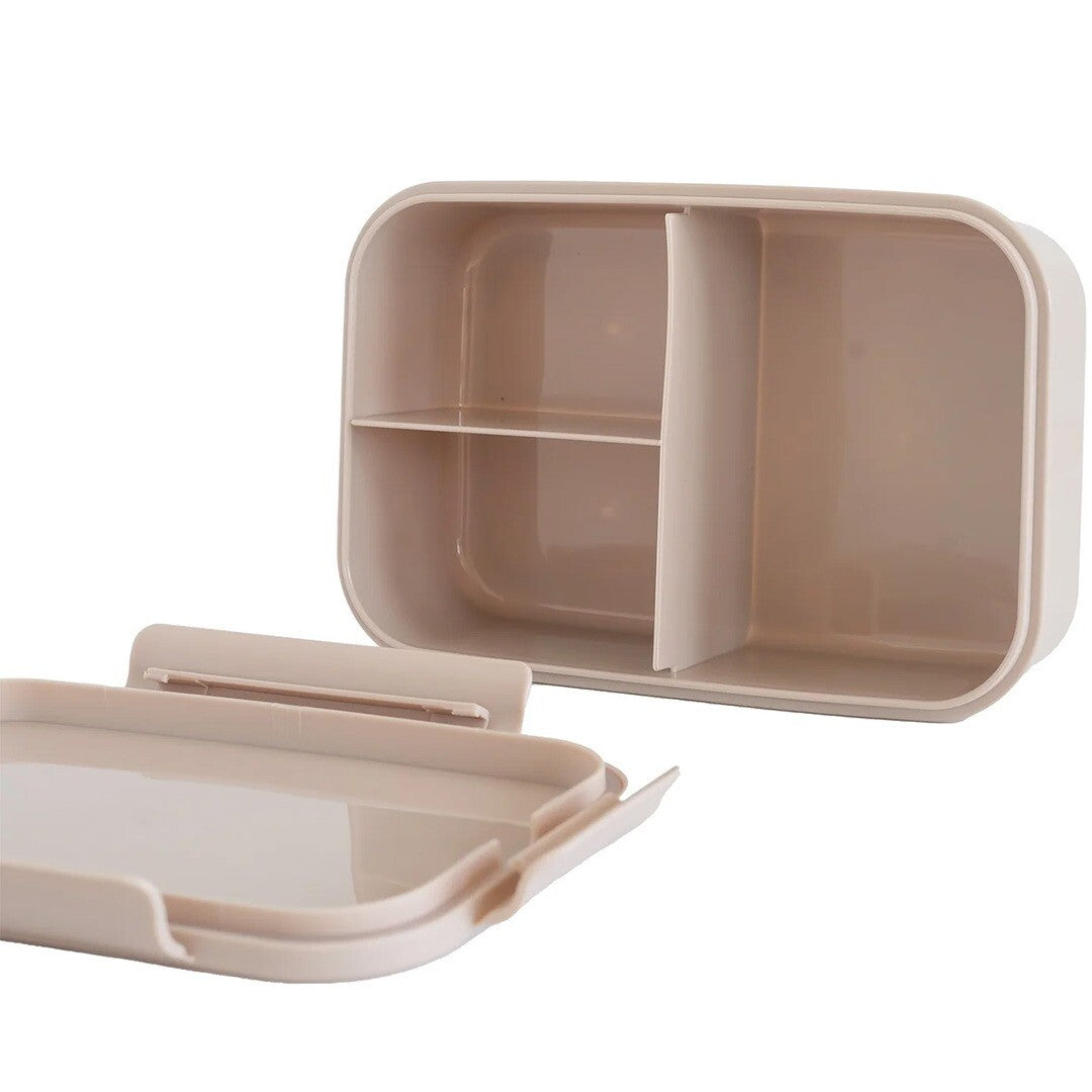 3 sprouts bento broodtrommel - taupe | 107-017-014 | 3