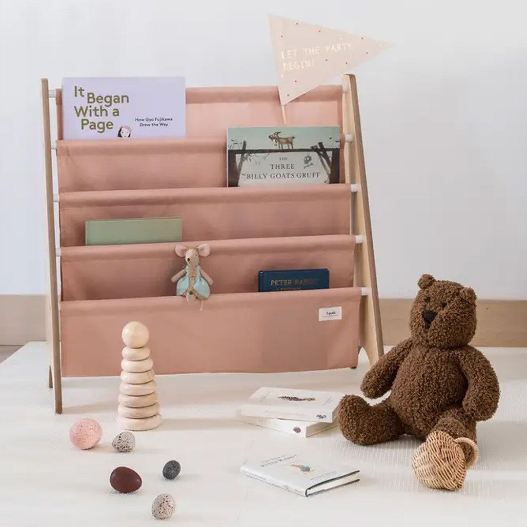 3 sprouts kinderboekenrek clay | ilovespeelgoed