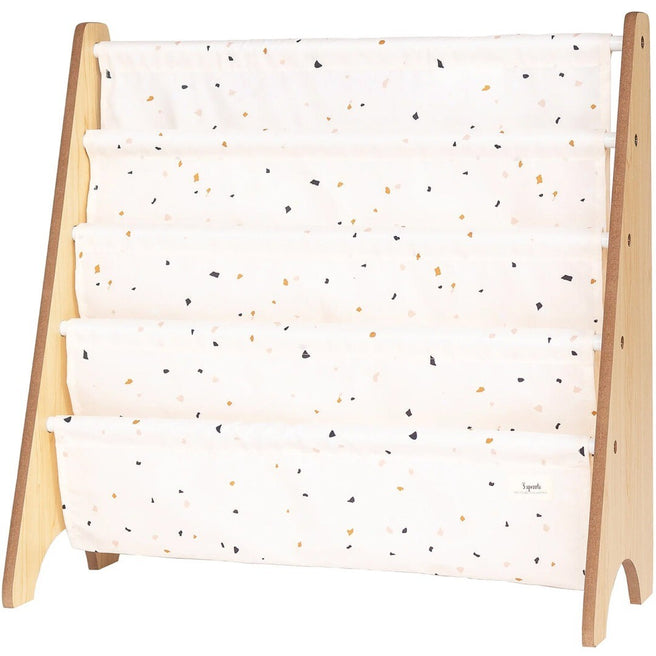 3 sprouts kinderboekenrek cream terrazzo | 107-016-012 | 0
