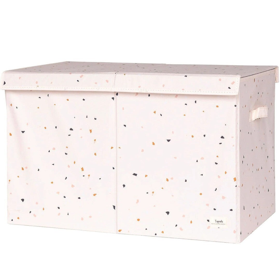 3 sprouts opbergdoos met deksel cream terrazzo | 107-001-024 | 0