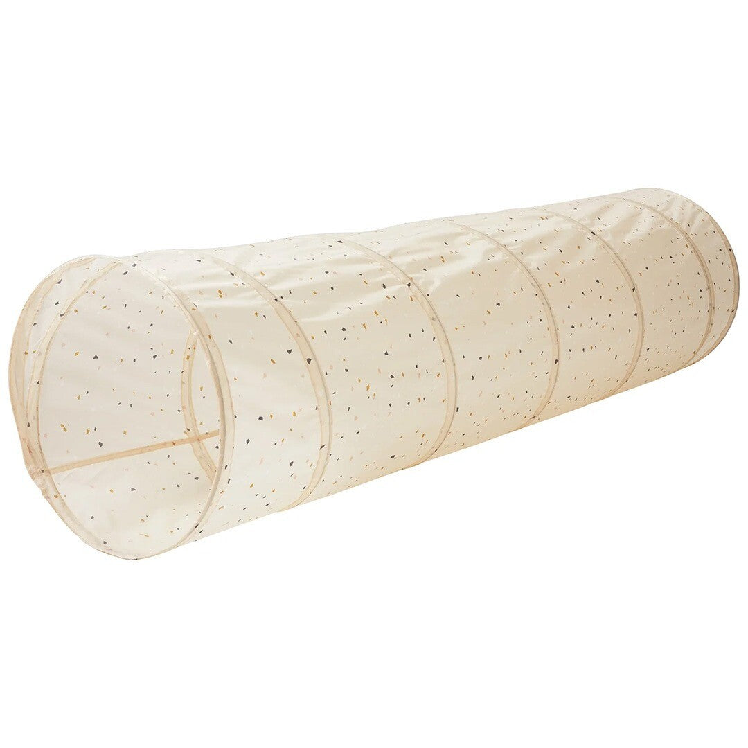 3 sprouts speeltunnel - terrazzo beige - 180 cm | 107-022-004  | 0
