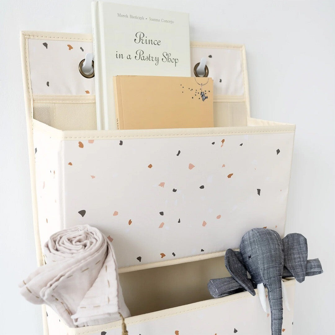 3 sprouts wandorganiser - terrazzo crème | 107-015-008 | 2
