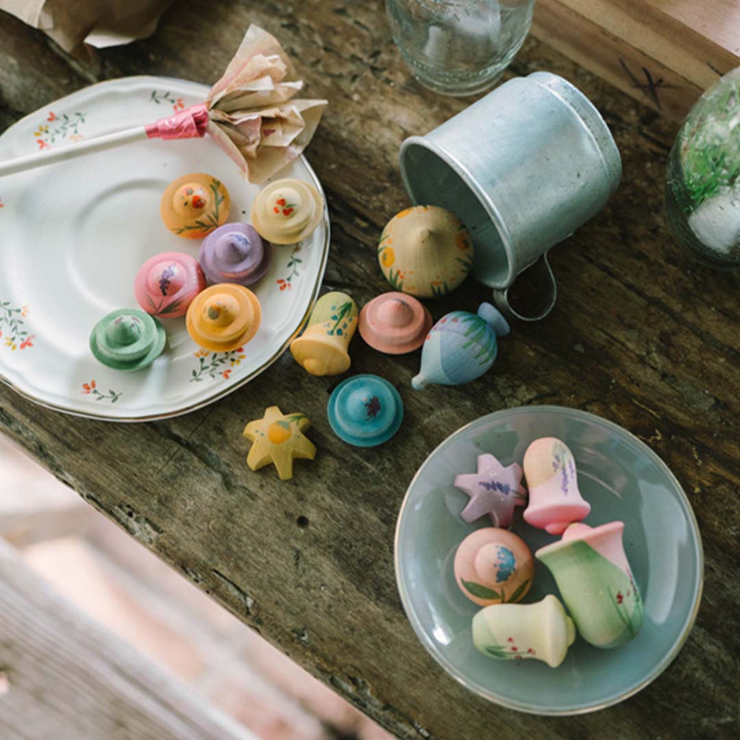 grapat houten bloemenweide - 18st | 26-285 | 3