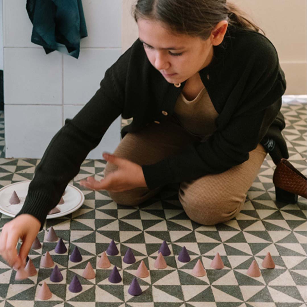 grapat houten kegels - mandala peak - 36st | 26-291 | 3