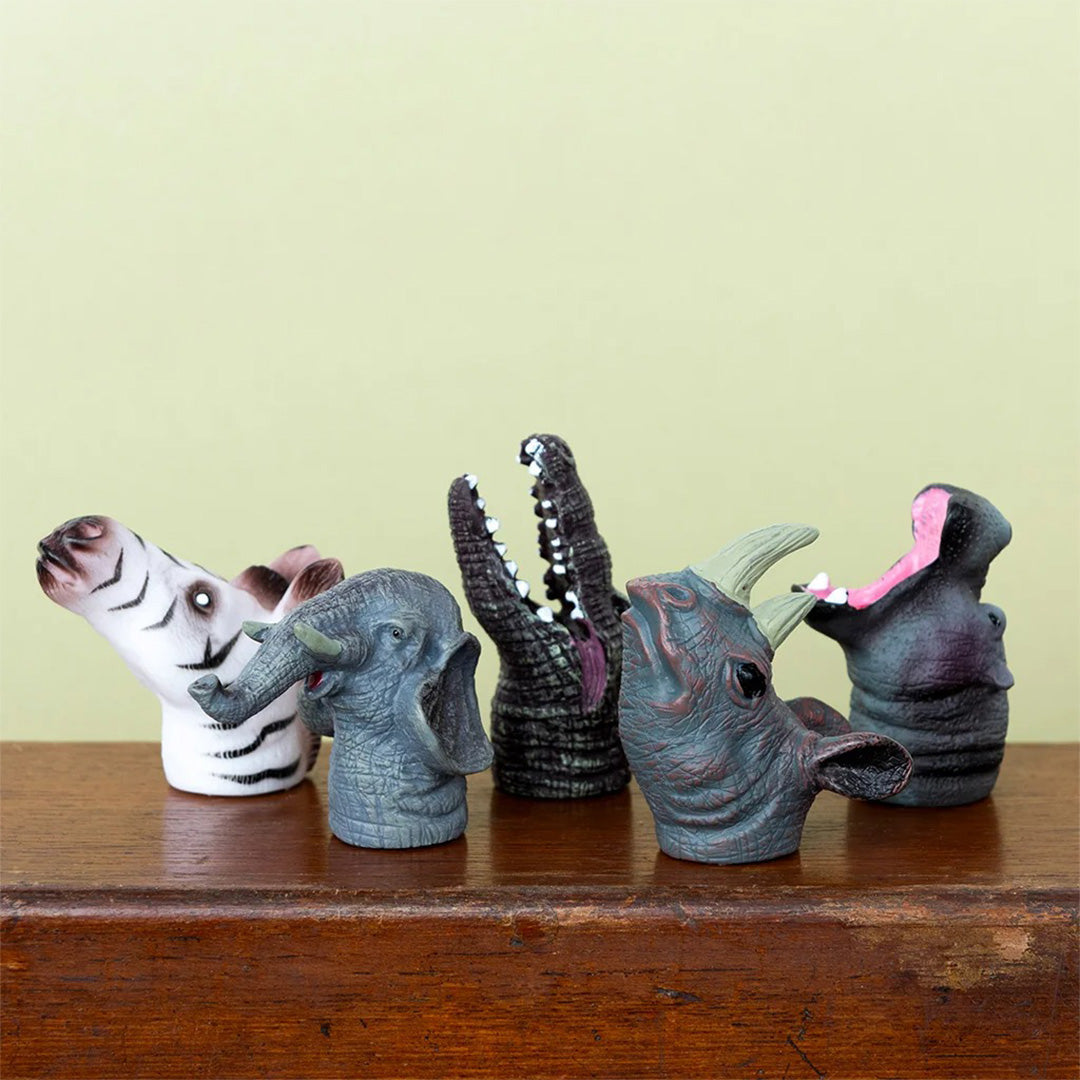 31019 | rex london vingerpoppetjes - safari - 5st | 3