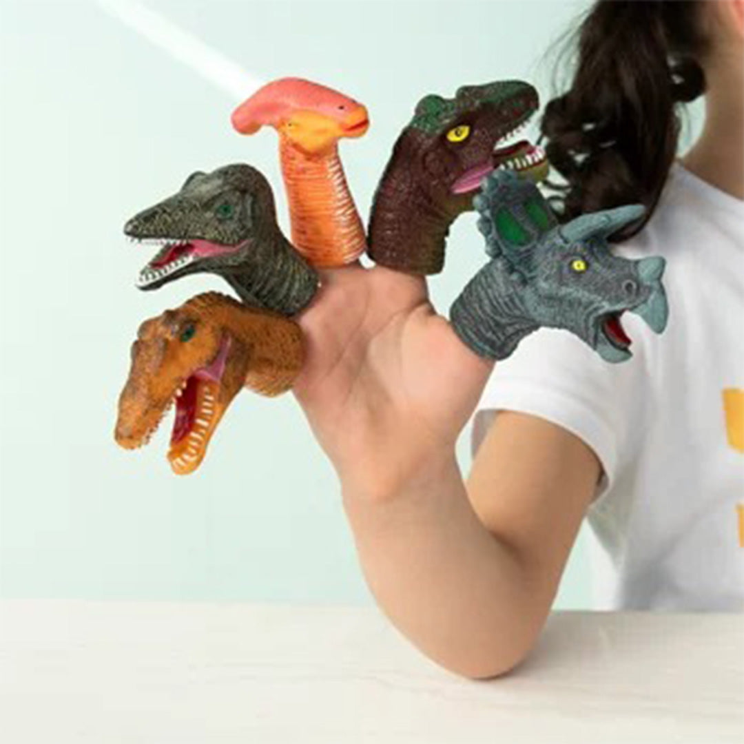 31020 | rex london vingerpoppetjes - dinosaur - 5st | 2