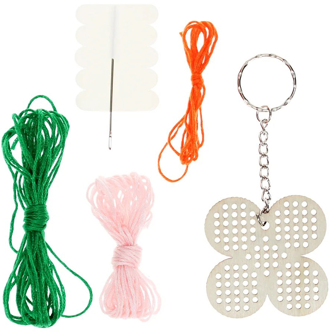 31026 | rex london knutselset sleutelhanger borduren - daisy | 4