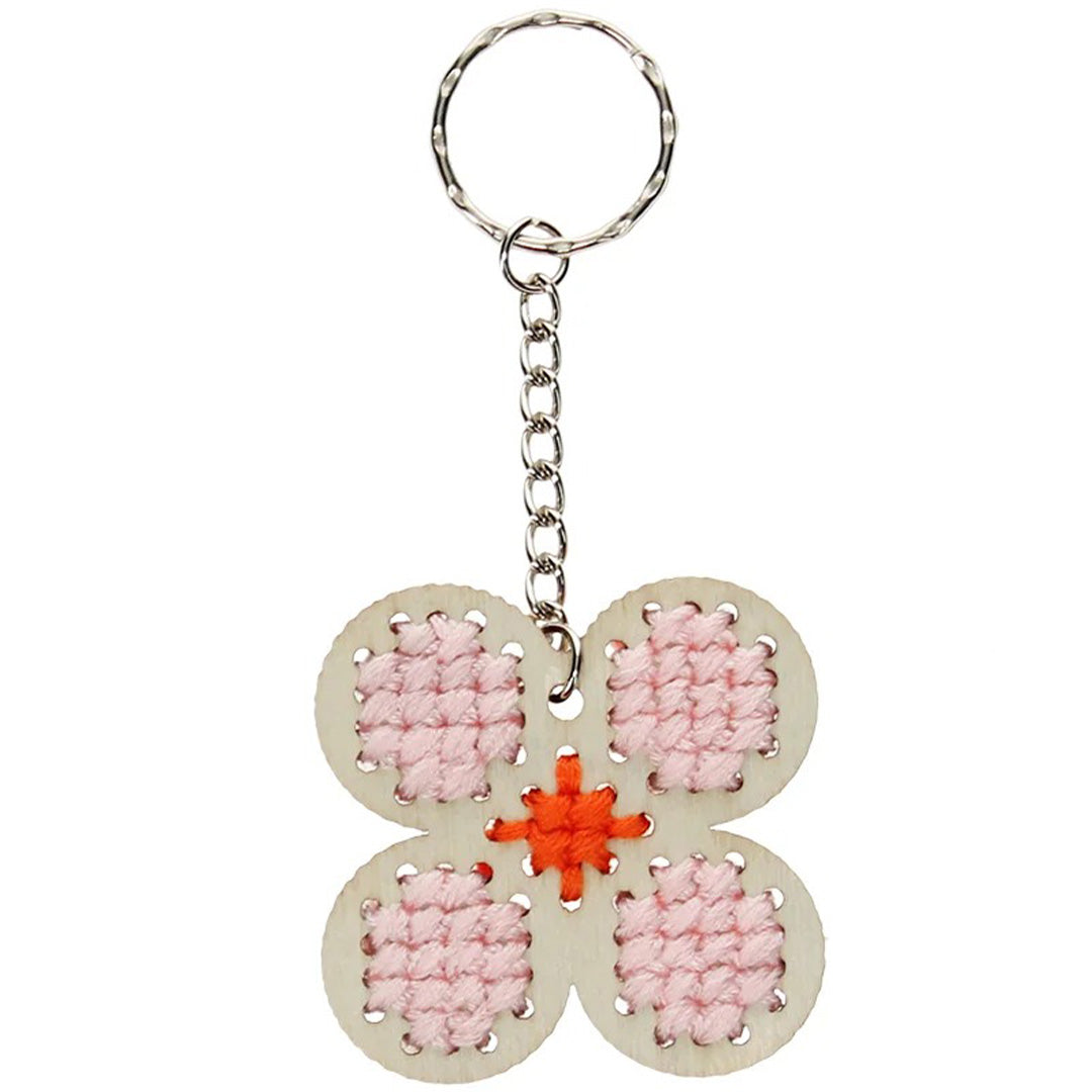 31026 | rex london knutselset sleutelhanger borduren - daisy | 3