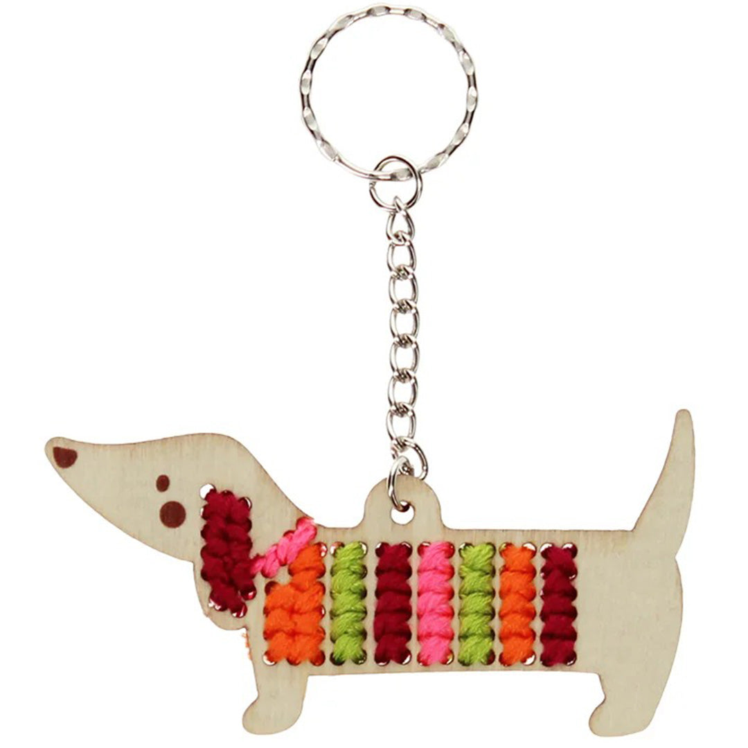 31029 | rex london knutselset sleutelhanger borduren - sausage dog | 3