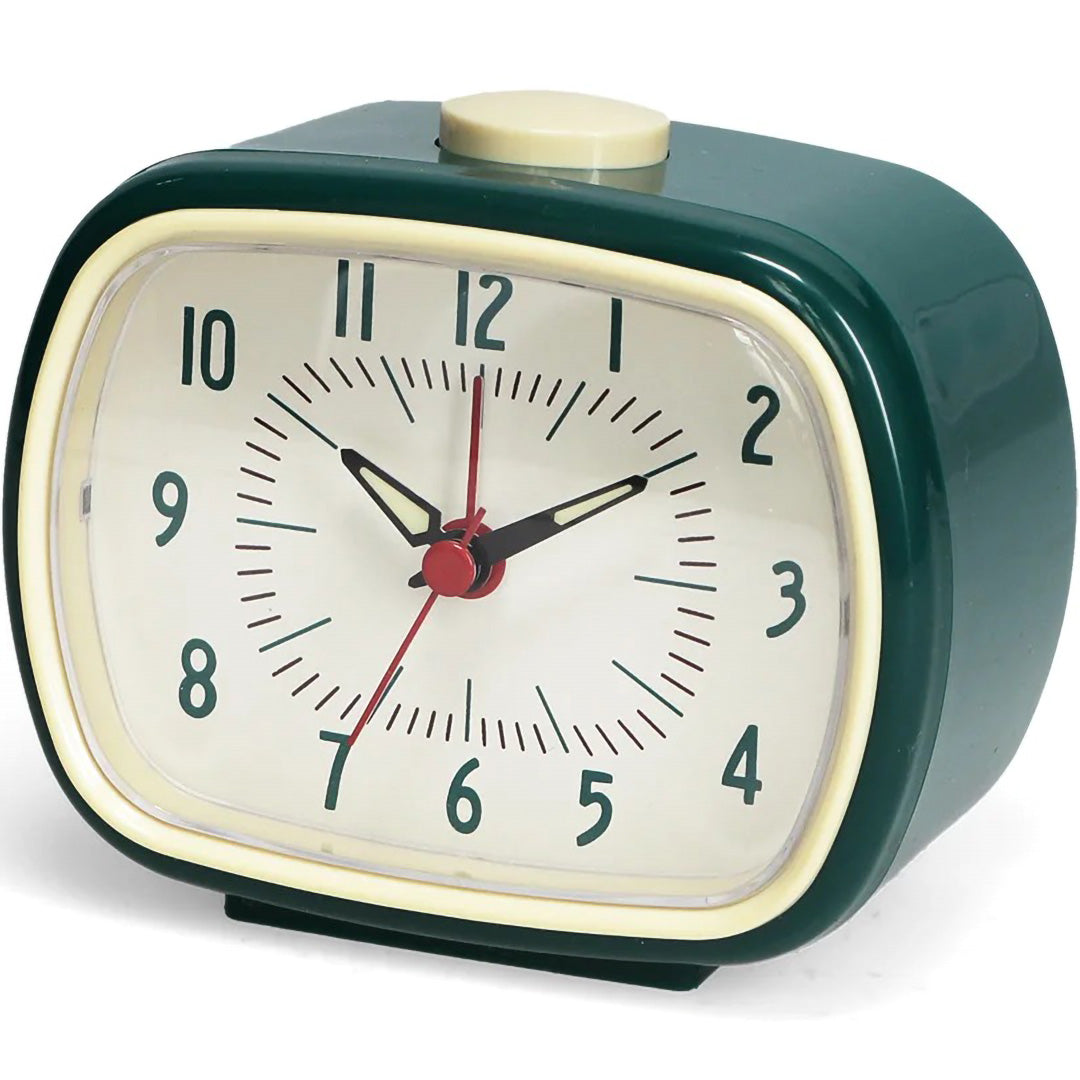 31334 | rex london retro wekker - petrolblauw | 1