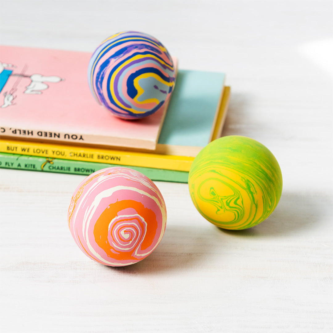 rex london stuiterbal super-swirly - assorti | REX31667 | 7