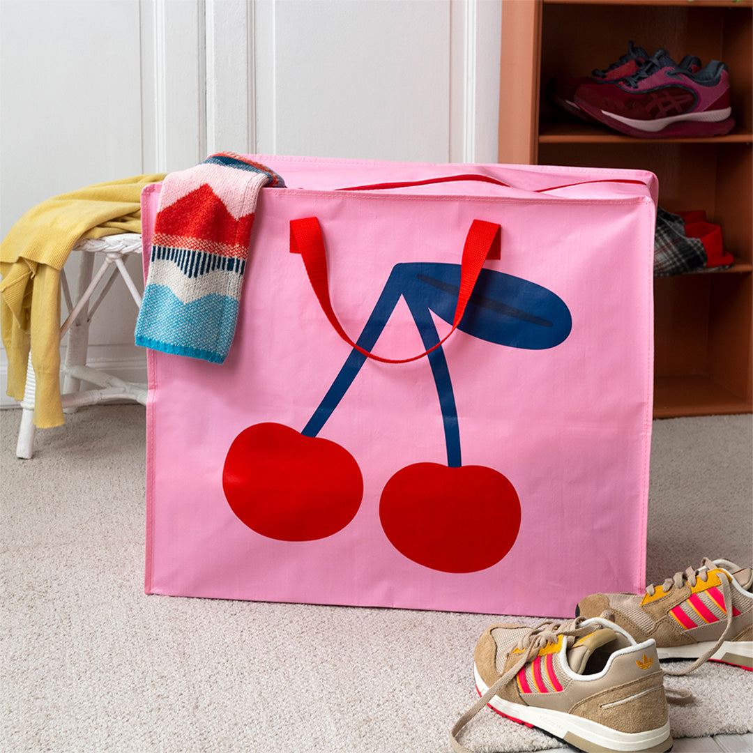 rex london jumbo opbergtas cherry | REX31876 | 1