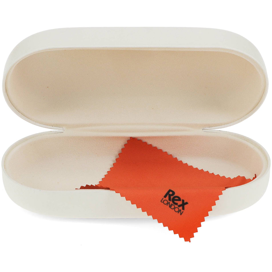 rex london brillenkoker met poetsdoekje sausage dog | REX31917 | 2